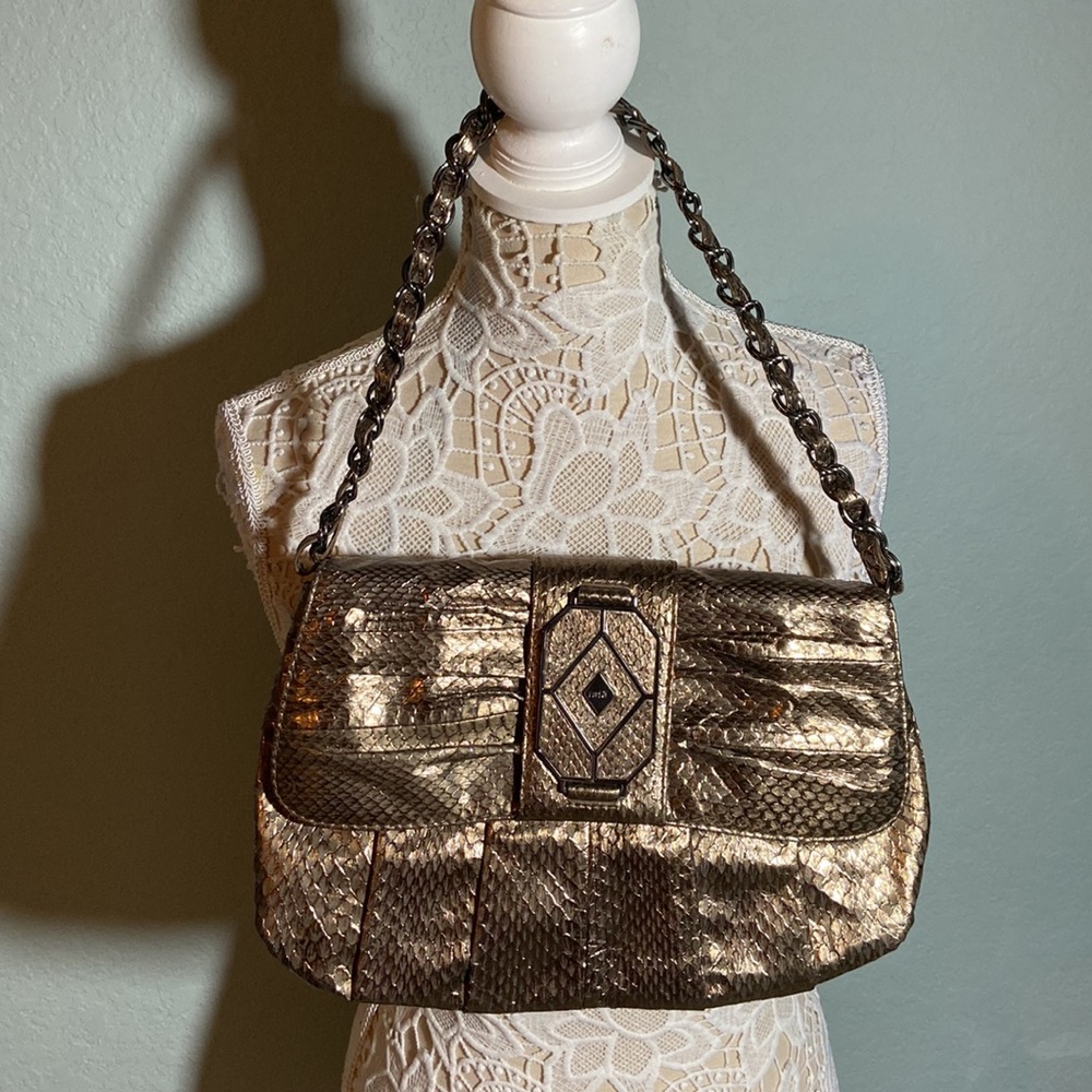Like new RAFE NEW YORK Bronze Metallic Shoulder Bag